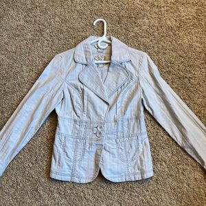 White House Black Market Denim Jacket